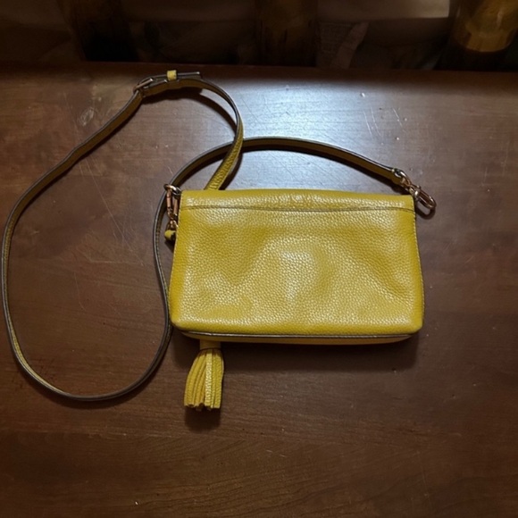 Tory Burch Yellow Crossbody Bag - Picture 2 of 5